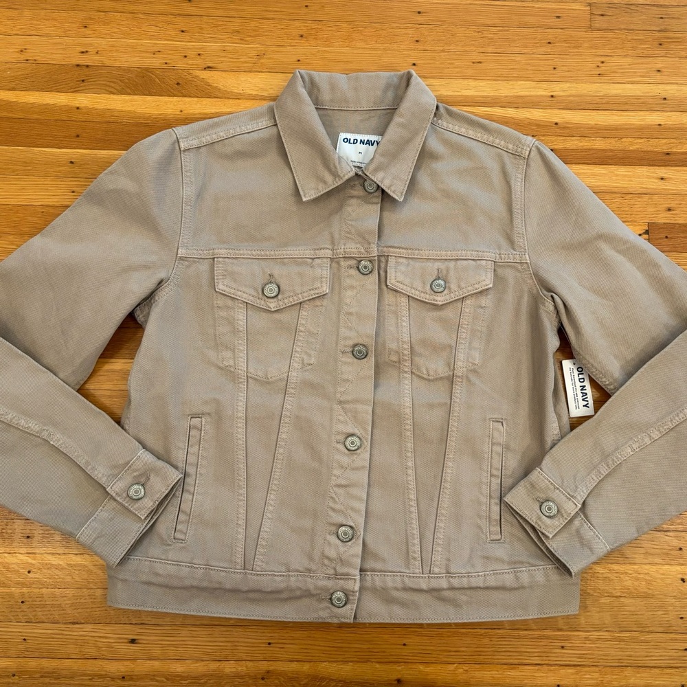 NWOT Old Navy Denim Jacket - Khaki Tan